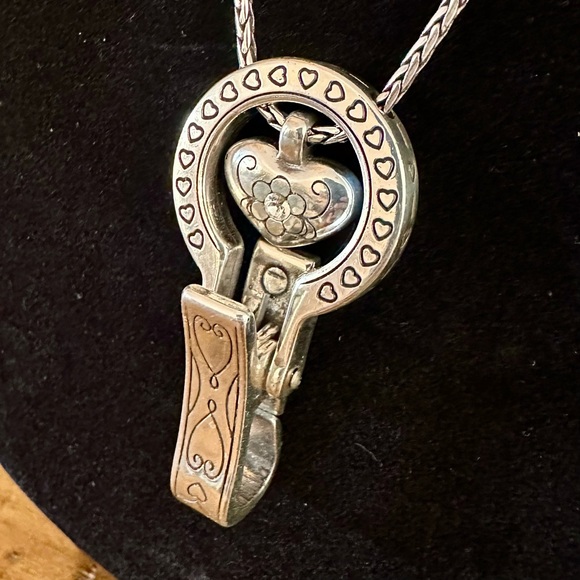 Brighton Badge Clip Necklace - Picture 6 of 10